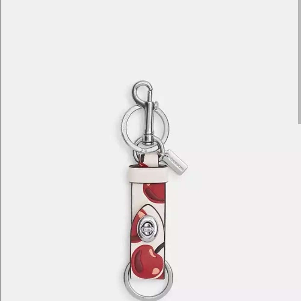 Coach Trigger Snap Cherry Bag Charm